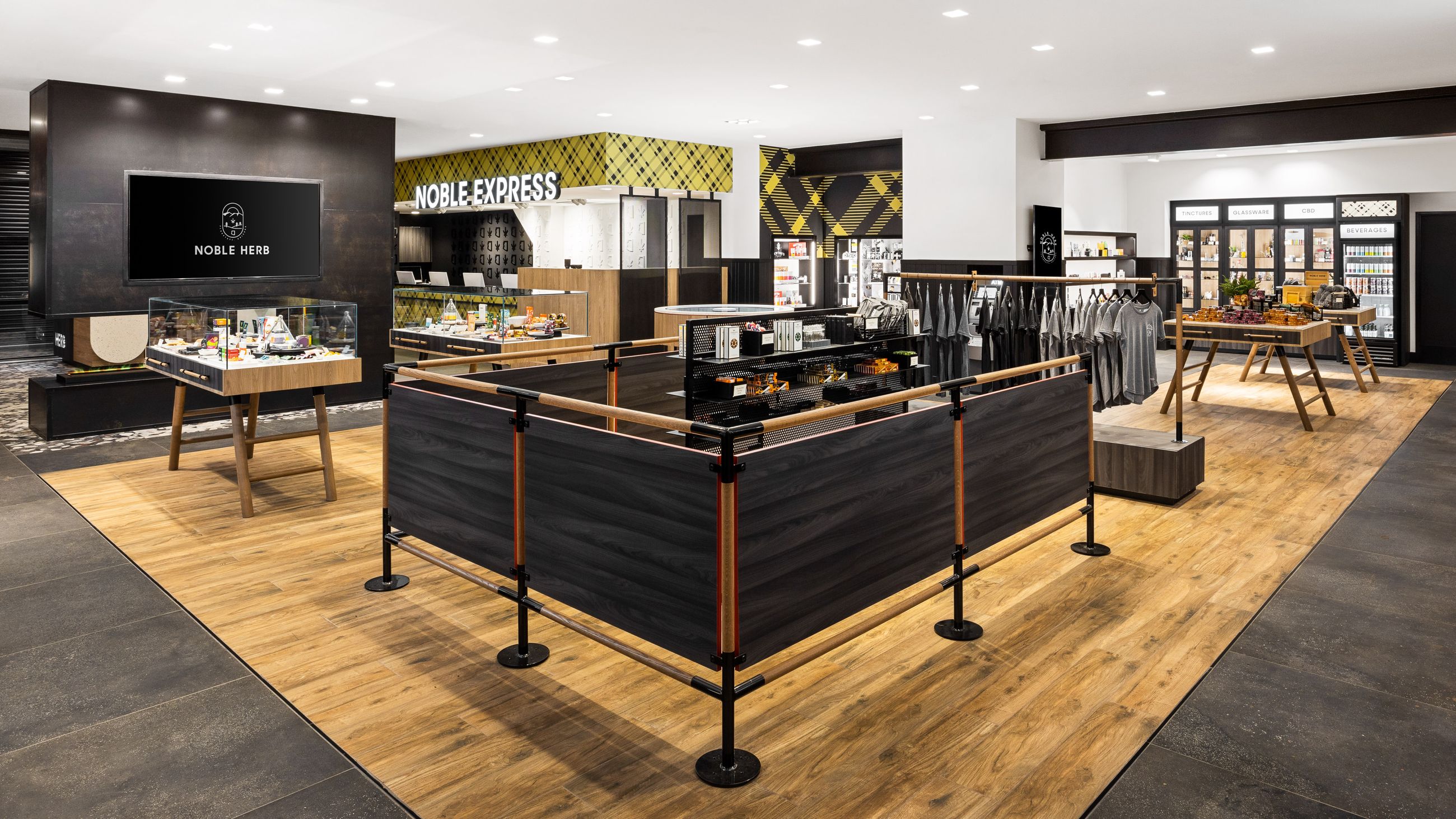 Noble Herb Dispensary Design Portfolio High Road Design Studio